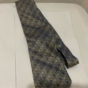 Mondo Seta Italy 100% Silk Geometric Design NWT Men's 57" Neck Tie Made in USA
